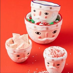 BIRDCANFOX Anthropologie 2019 Santa Measuring Cups 🎄